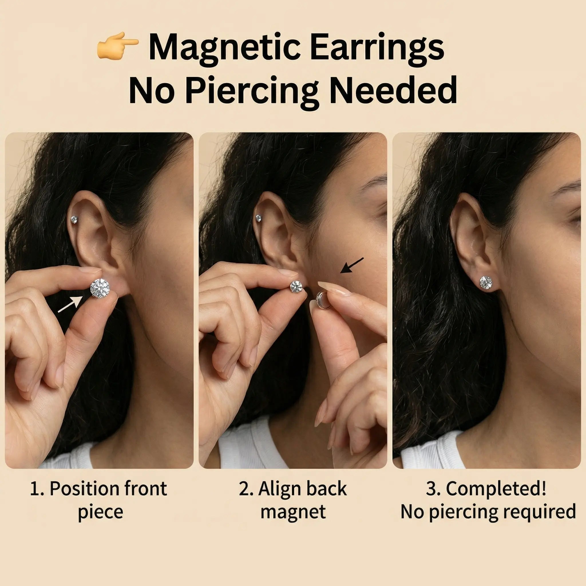 Magnetic Earrings