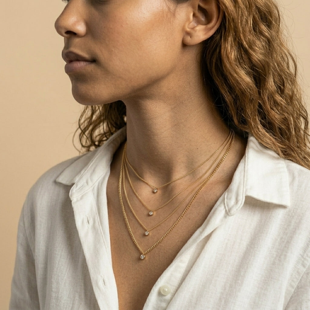 Elira Stone Layer Necklace