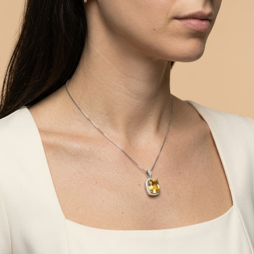 Aurex Gem Pendant Necklace