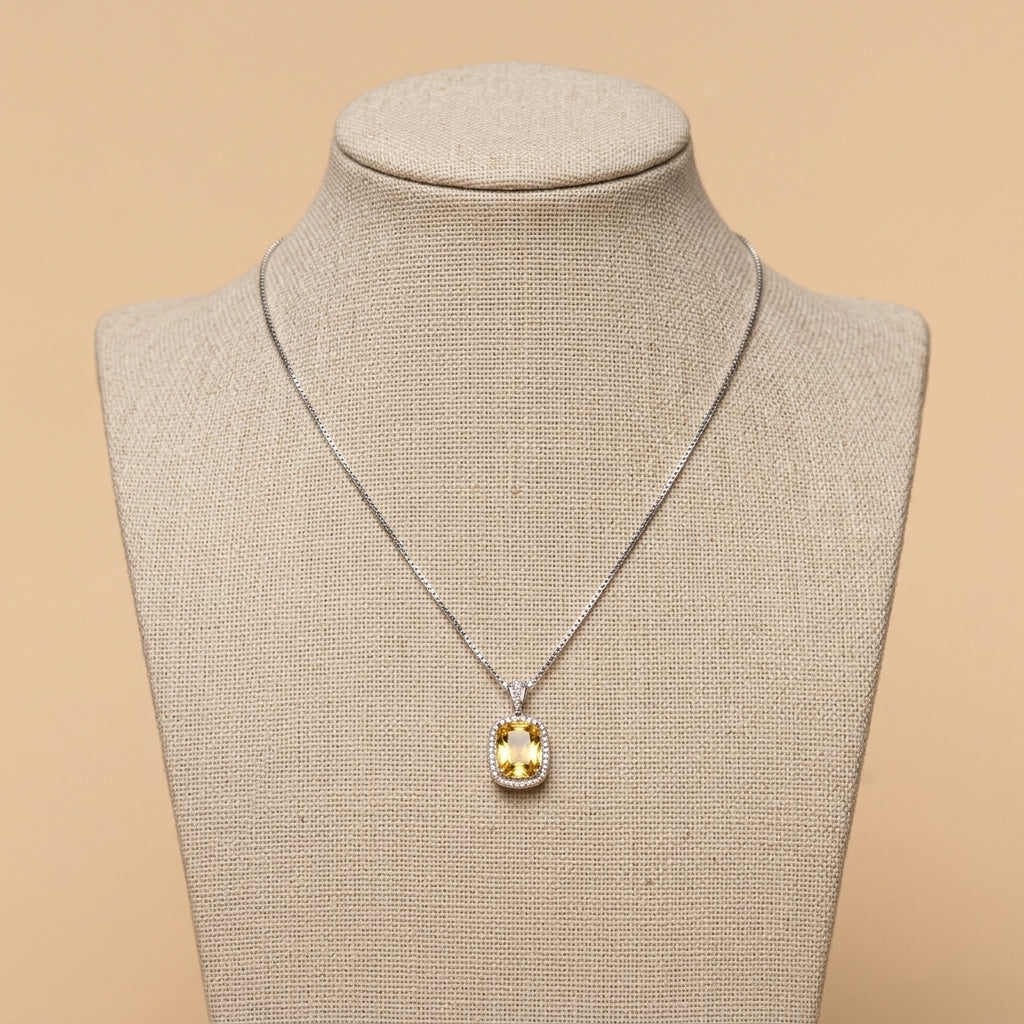 Aurex Gem Pendant Necklace